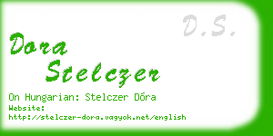 dora stelczer business card