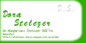 dora stelczer business card